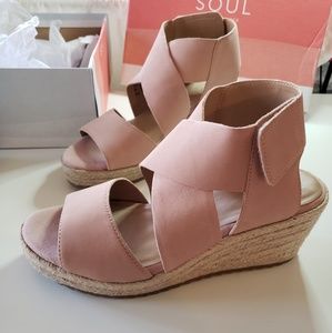 Naturalizer Platform Espadrille Sandals Size 9